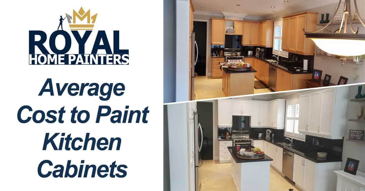 Average Cost To Paint Kitchen Cabinets Simplified 
