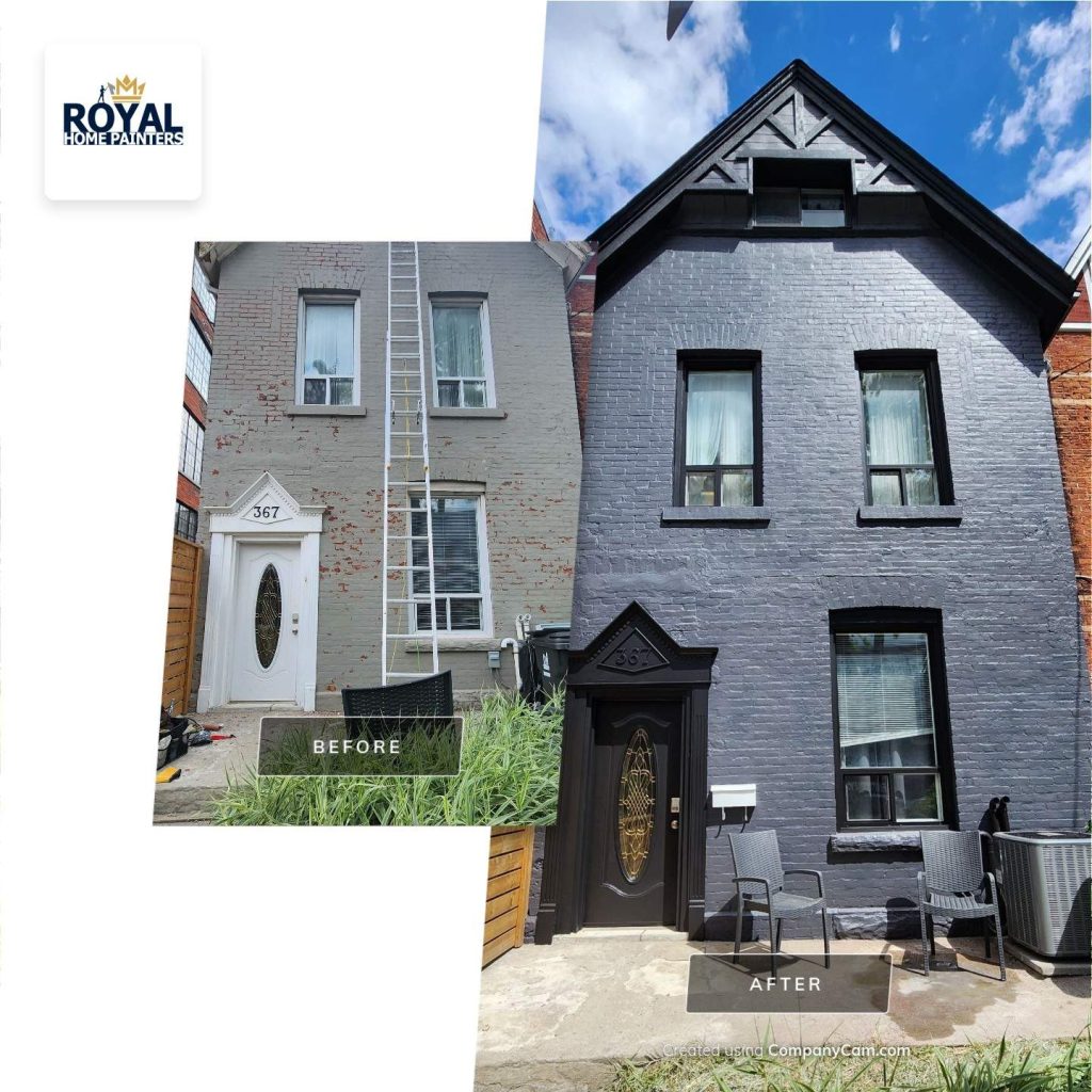 Exterior Brick Painting Toronto