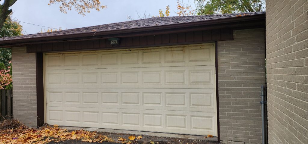 Garage Door Painting North York - Before