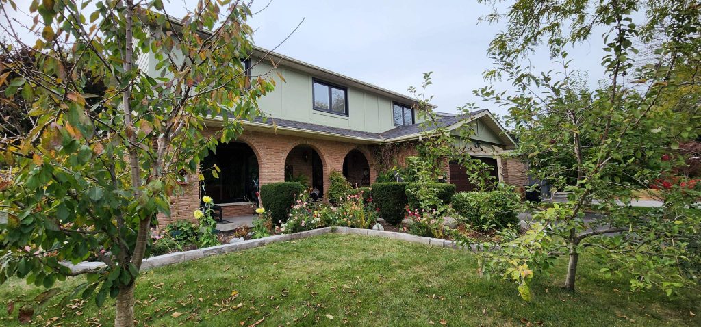 Exterior Second Floor Stucco Painting East York
