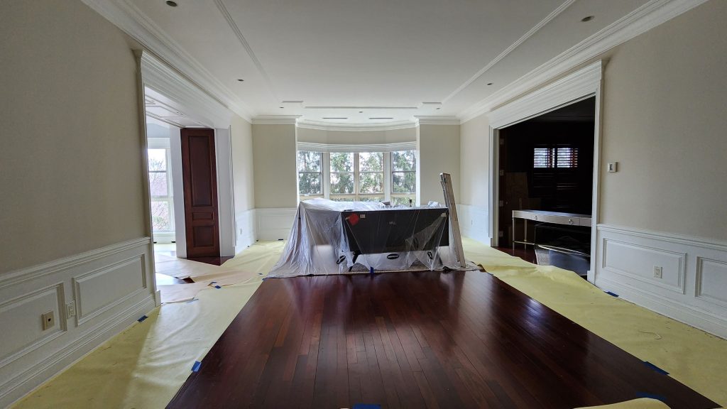 Interior House Living Room Painting In Post Road - After