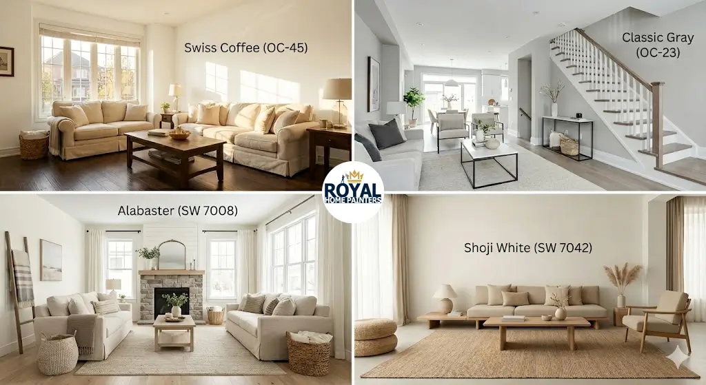 Best Off-White Paint Colours For Painting Interior