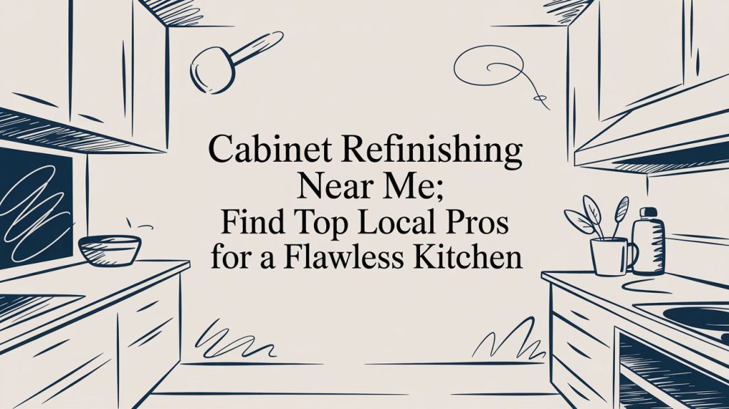 Cabinet Refinishing Near Me Kitchen Sketch | Cabinet Refinishing Near Me, Cabinet Refinishing Toronto, Gta Home Improvement, Kitchen Cabinet Painting, Kitchen Renovation