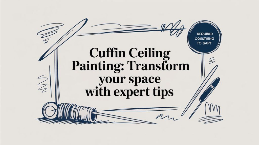 Cuffin Ceiling Painting Paint Tools | Ceiling Painting Guide, Coffered Ceiling, Cuffin Ceiling Painting, Diy Home Painting, Toronto Interior Painting