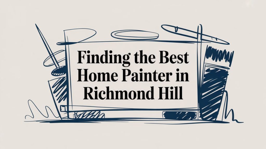 Home Painter In Richmond Hill Painting Illustration | Cabinet Refinishing, Home Painter In Richmond Hill, Interior Painting, Local Painting Services, Richmond Hill Painters