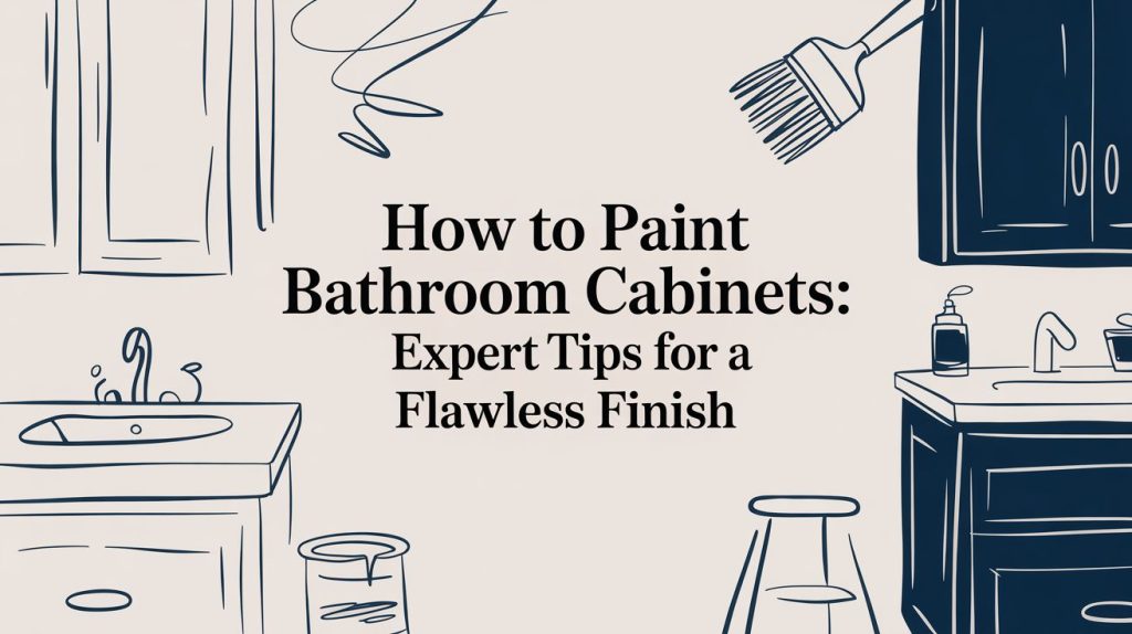 How To Paint Bathroom Cabinets Painting Guide | Bathroom Renovation Toronto, Cabinet Refinishing, Diy Cabinet Painting, How To Paint Bathroom Cabinets, Toronto Painters