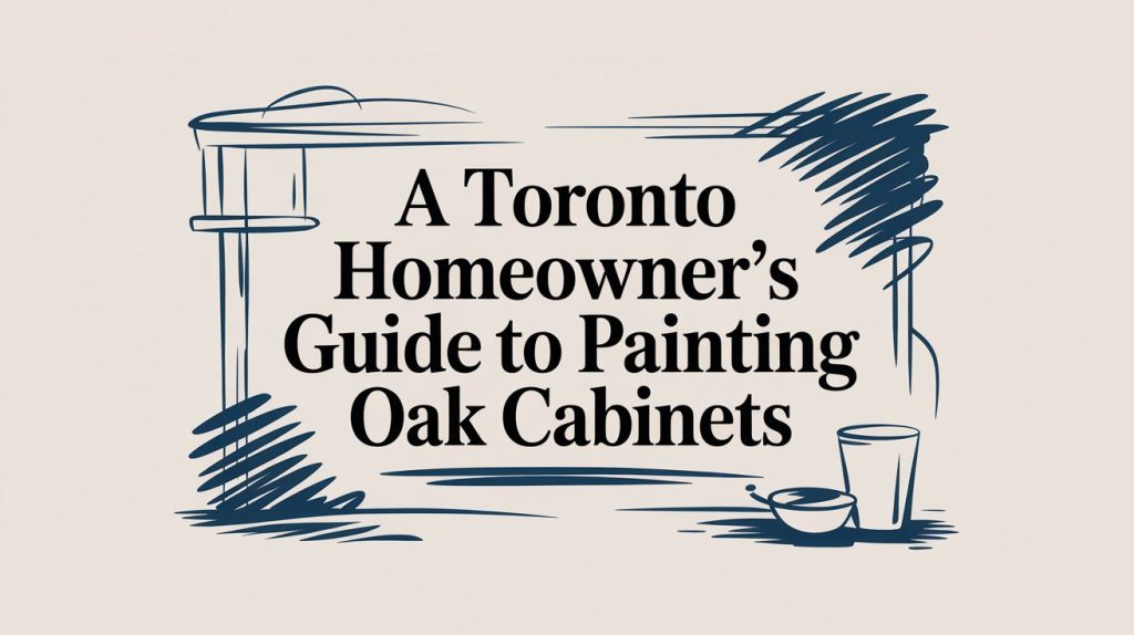 Painting Oak Cabinets Guide | Diy Cabinet Painting, Gta Home Improvement, Kitchen Cabinet Refinishing, Painting Oak Cabinets, Toronto Cabinet Painters