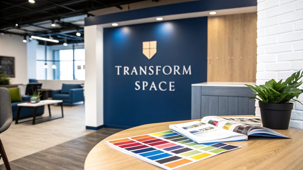 Colours For Commercial Interiors In Toronto Interior Design | Colours For Commercial Interiors In Toronto, Commercial Painting Toronto, Gta Commercial Painters, Office Colour Schemes, Retail Paint Colours