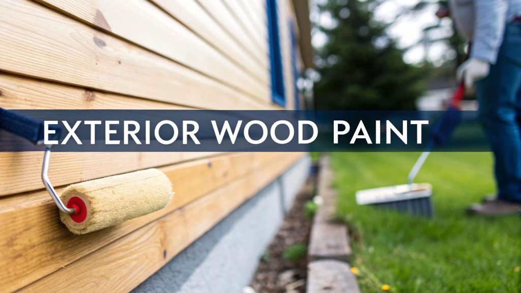 Exterior Paint For Wood Wood Painting | Exterior Painting