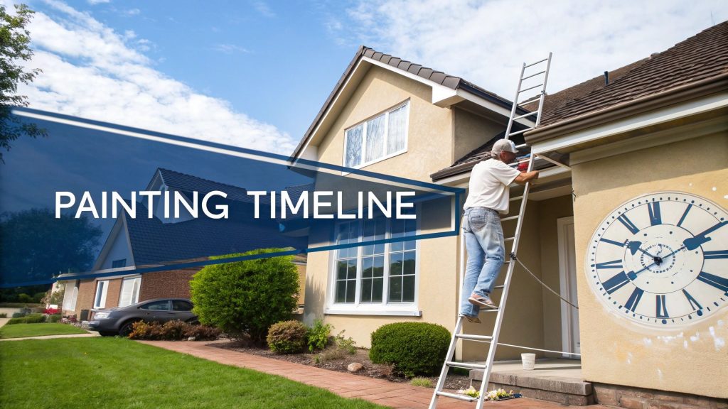 How Long Does It Take To Paint A House Painting Timeline | Interior Painting