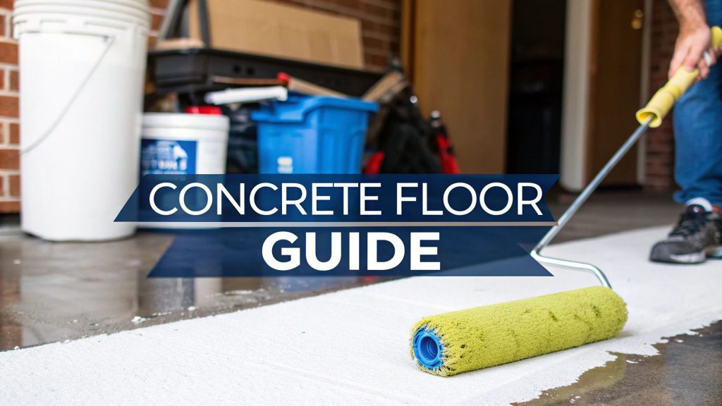 How To Paint Concrete Floors Concrete Painting | Exterior Painting