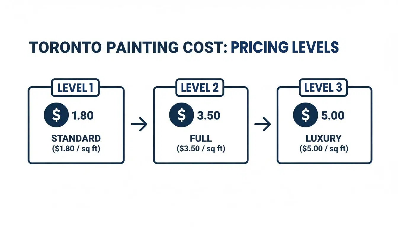 Interior Painting Cost In Toronto Painting Levels