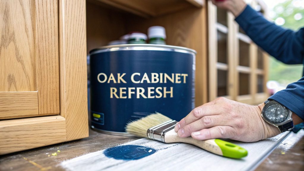 Painting Oak Cabinets Cabinet Painting | Kitchen Cabinets